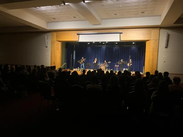The audience at a pre-release concert