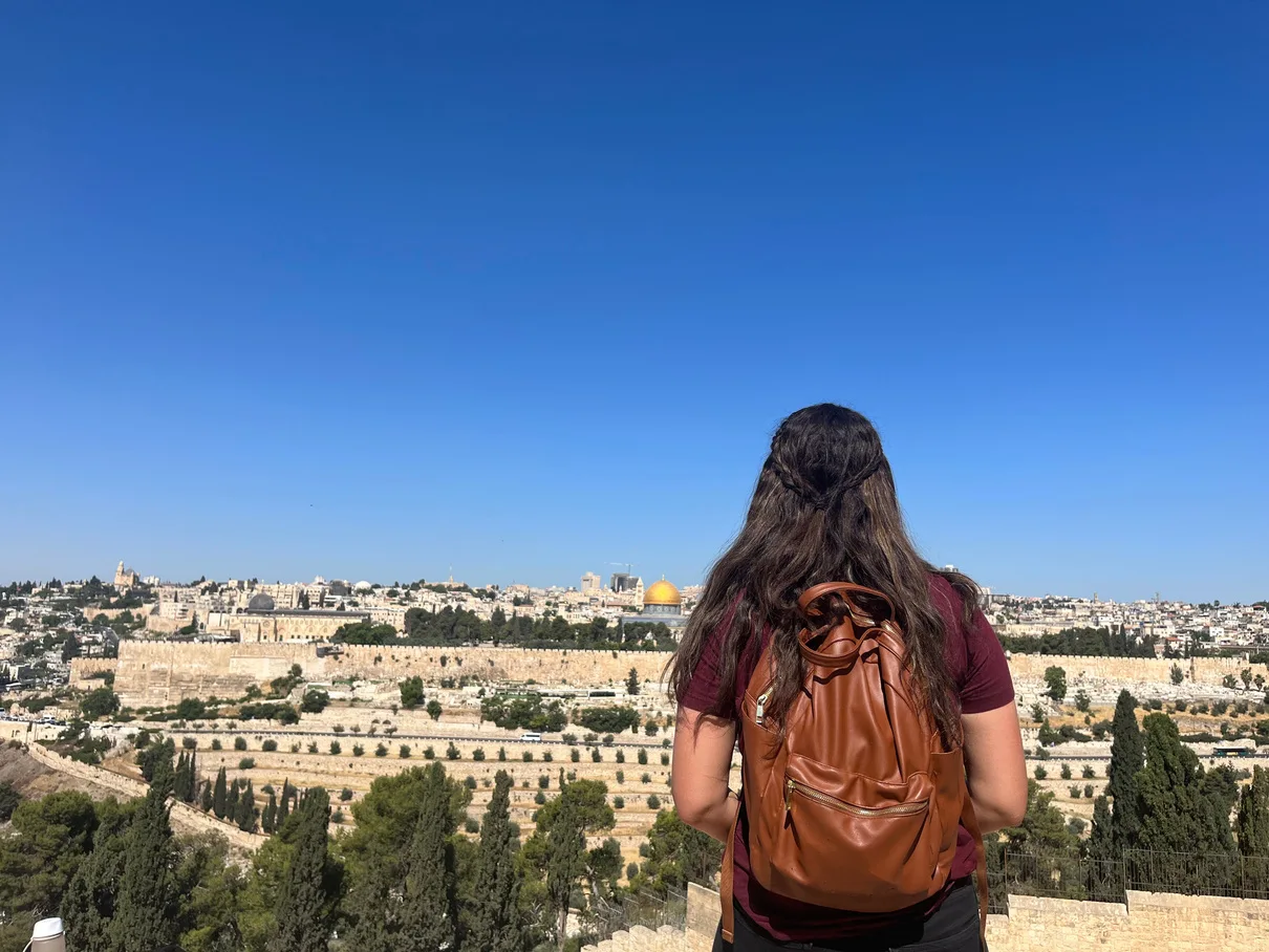 Looking out over Jerusalem
