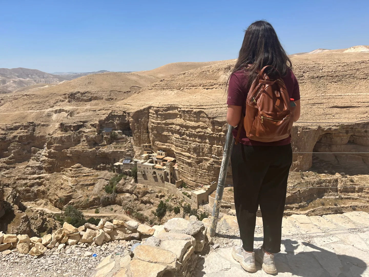 Looking across the Judean Desert