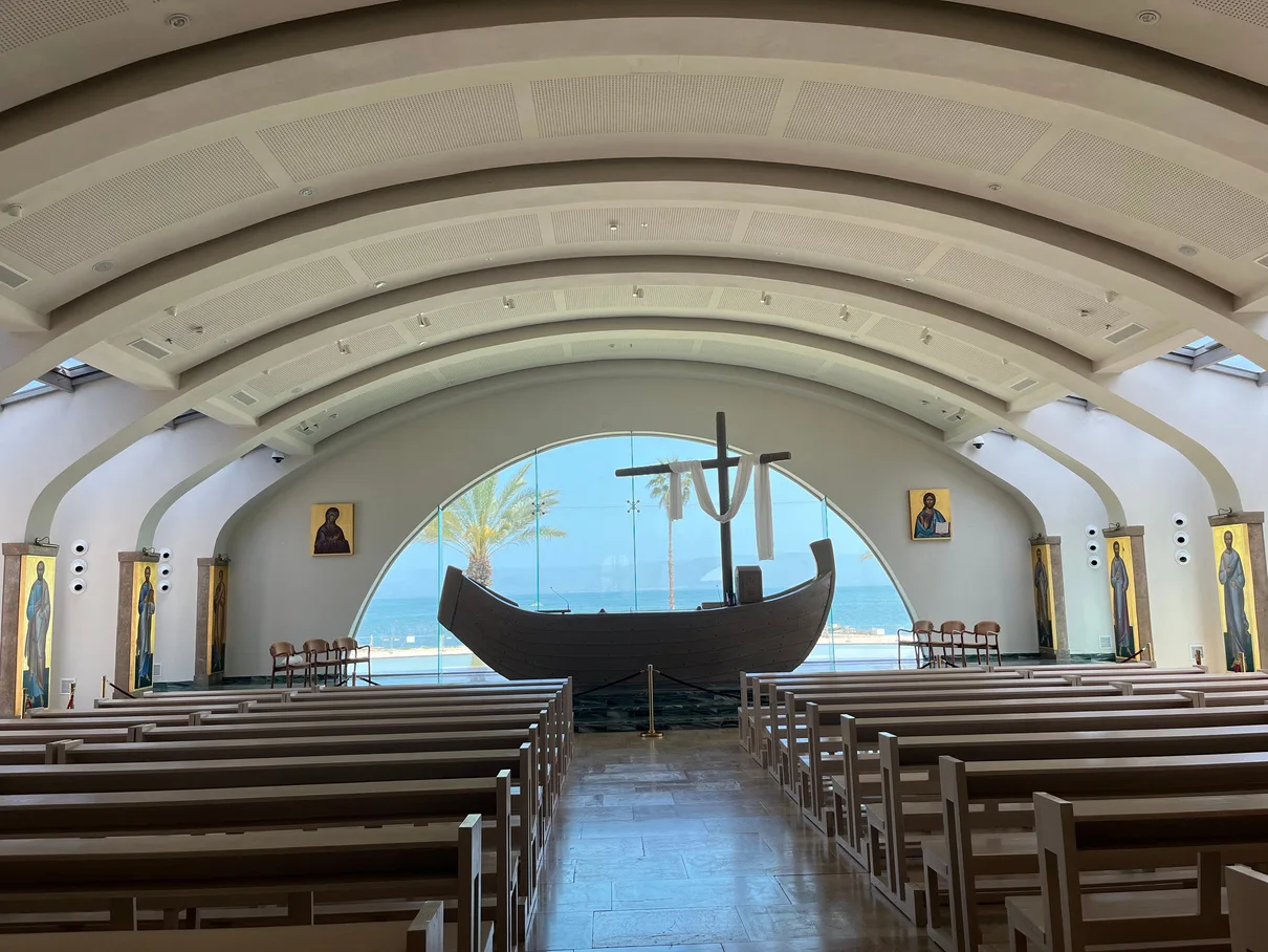 Duc In Altum, beside the Sea of Galilee