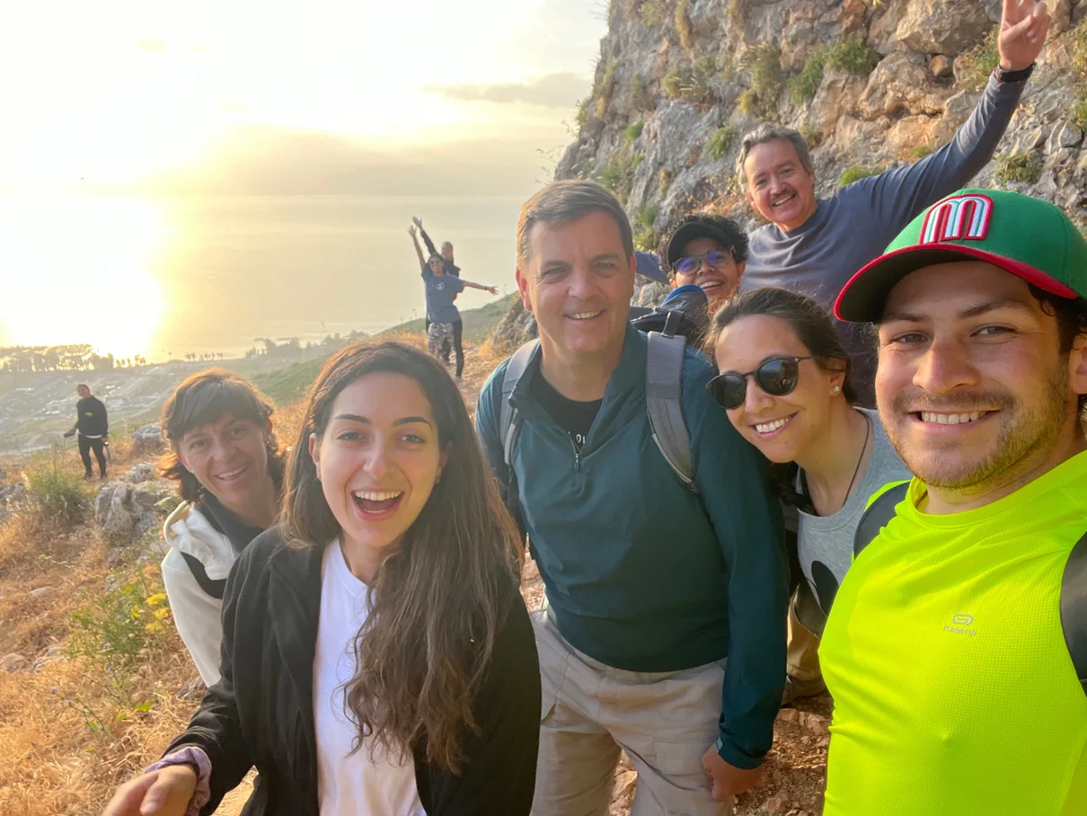 Together above the Sea of Galilee