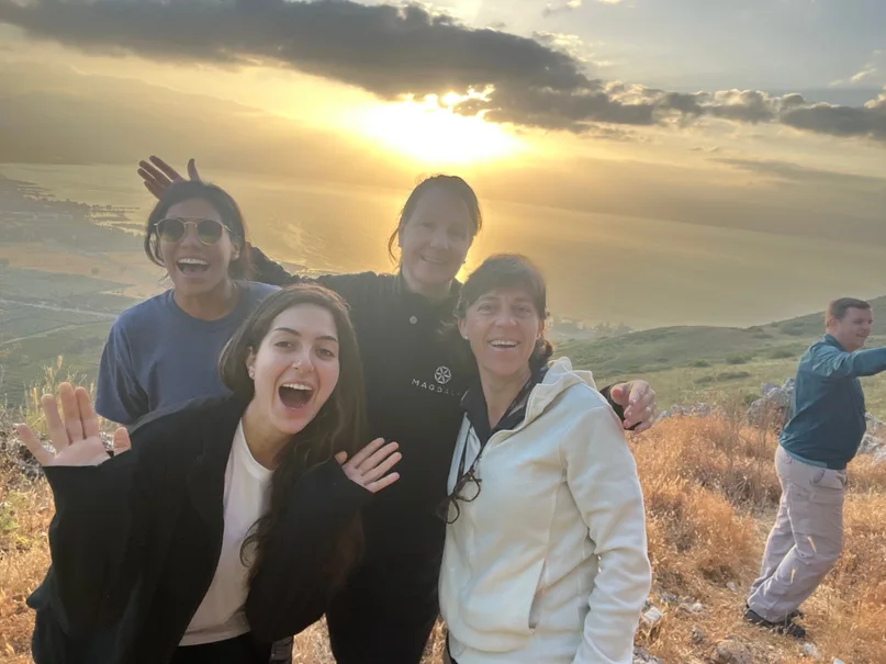 A shared sunset