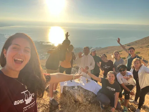 Sunset memories with friends